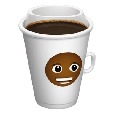 cups of coffee drunk sticker