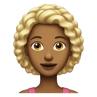 mulher de cabelo de trança sticker