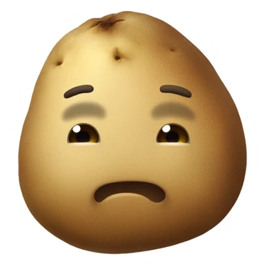 Lazy potato sticker