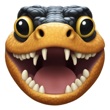 Gila Monster Head Front View sticker