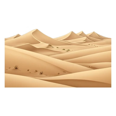 Desert at night  sticker