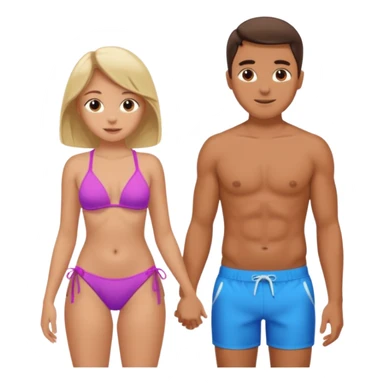 A guy holding a girl on her ass sticker