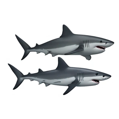 shark with topha mark route-x sticker