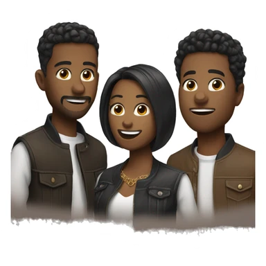 3 singers band sticker