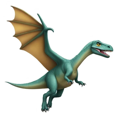 mesadactylus flying dinosaur sticker