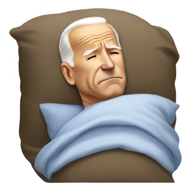 Joe Biden sleeping while standing sticker