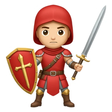 emoji de soldado romano alto y fuerte cuerpo entero sticker