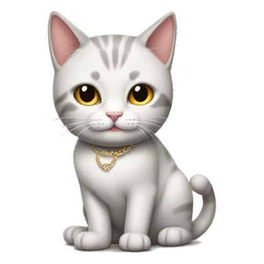 Cat wearing heels sticker