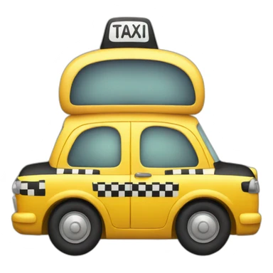 cute taxi sticker