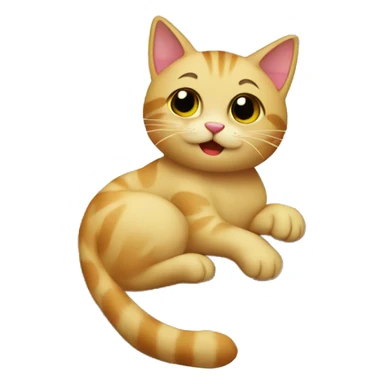 Cat in a tree  sticker