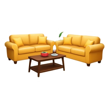 emoji of home decor sticker