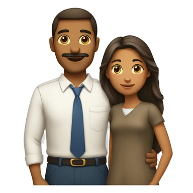 Adulto y niña sticker