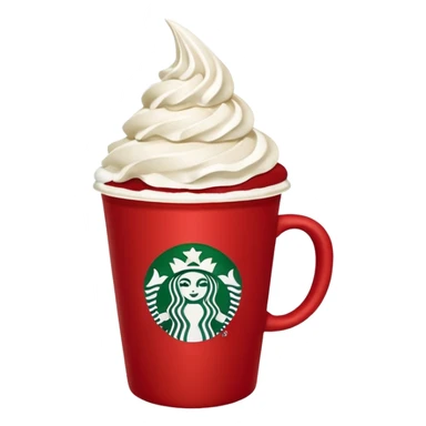 Christmas Starbucks coffee sticker