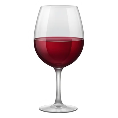 glass of wine  sticker