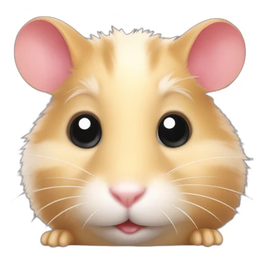 Hamster sur chat sticker