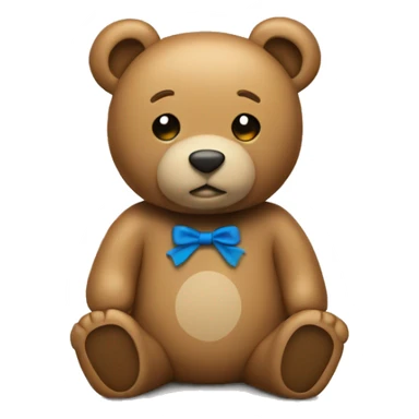 Kraft teddy bear sticker