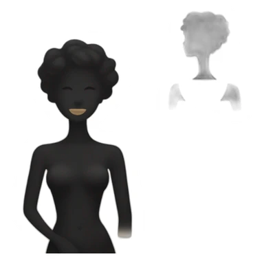 Slim Silhouette An emoji representing a slim silhouette to evoke beauty and grace. sticker