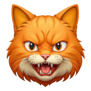 cat rage sticker