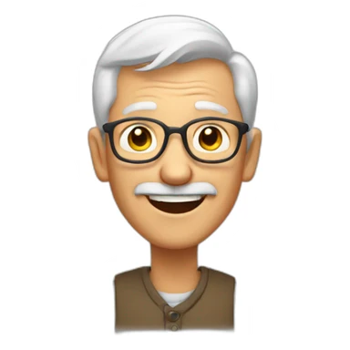 Happy grandpa sticker