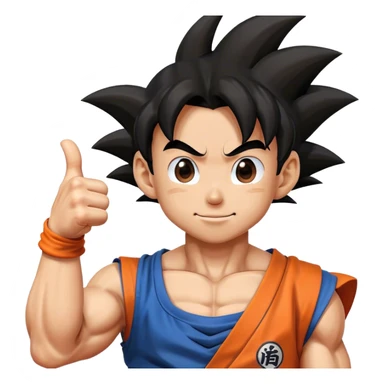 Goku thumbs up sticker