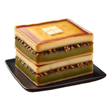 martabak manis-cinematic-realistic-martabak manis-dish-emoji,-depicted-as-a-single,-square-slice-of-sweet,-thick-martabak manis-with-a-rich,-indulgent-filling,-rendered-with-detailed-textures-and-vibrant,-appetizing-lighting sticker