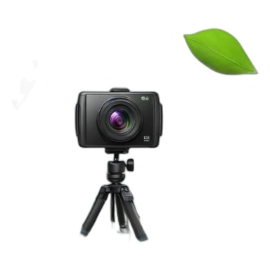 ptz-camera-recording-and-leaf-floating-on-water sticker