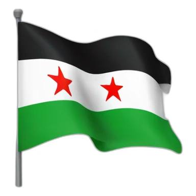 Flag of the Syrian revolution  sticker