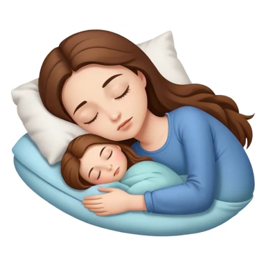 Girl sleeping  sticker