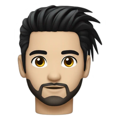 Bill Kaulitz black hair sticker