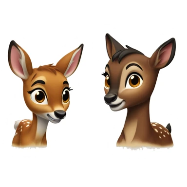 Bambi and Faline sticker