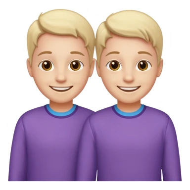 fraternal twins sticker