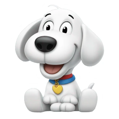 Snoopy happy sticker