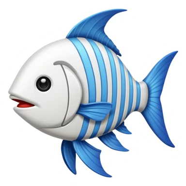 ios fishbone emoji  sticker