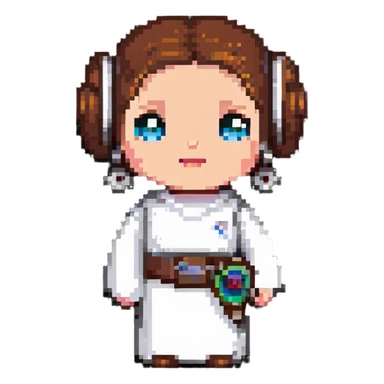 Princess Leia from Star Wars sticker