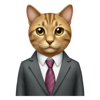 two business cats in ties sticker