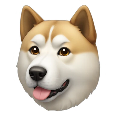 Akita dog sticker