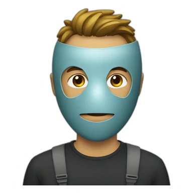 Guy with a mask  sticker