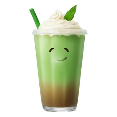 ice matcha latte sticker