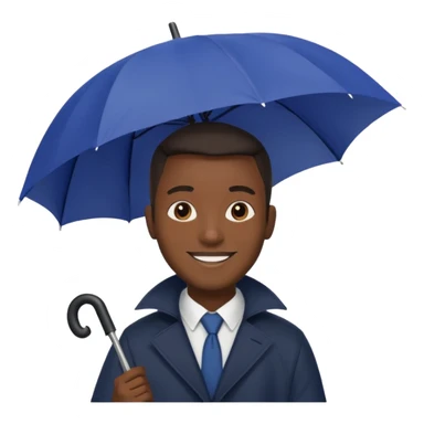 HOLDİNG UMBRELLA BLACK MAN sticker