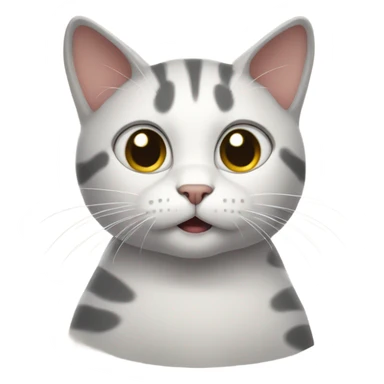 Cat saying HELP sticker