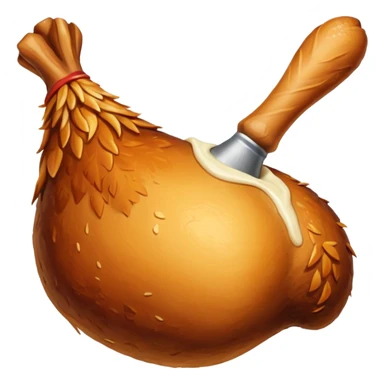 chicken drumstick sticker