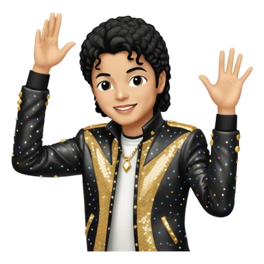 michael jackson doing the dab sticker