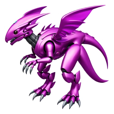Futuristic Cool Edgy Shiny Ethereal Legendary Digimon-Genesect-Palkia-hybrid full body sticker