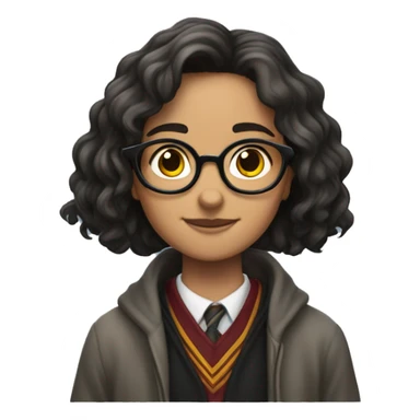 Une fille qui regarde Harry Potter  sticker