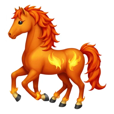 fire horse sticker