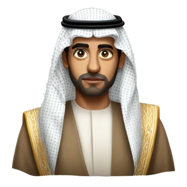 photorealistic  Faisal King of Saudi Arabia serious sticker