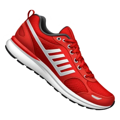 red Running Shoe sticker