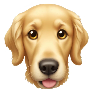 cute golden retriever sticker