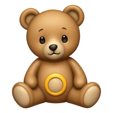 Teddy bear sticker
