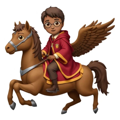 hippogriff and harry potter sticker